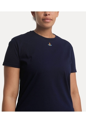 Vivienne Westwood Orb Peru' T-shirt Cotton Navy Blue L Unisex