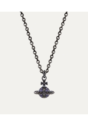 Vivienne Westwood Mayfair Small Orb Pendant Gunmetal-tanzanite-crystal Gunmetal-tanzanite-crystal Women