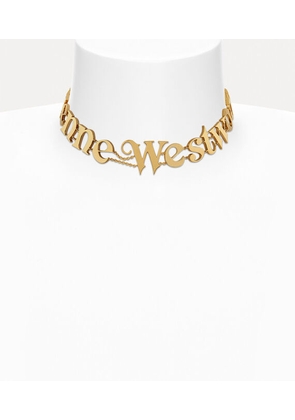 Vivienne Westwood Raimunda Choker Gold Brass Women
