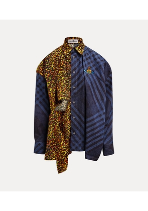 Vivienne Westwood Gib Shirt Cotton / Elastane Blue L Unisex