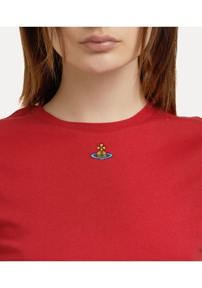 Vivienne Westwood Orb Peru' T-shirt Cotton Red XS Unisex