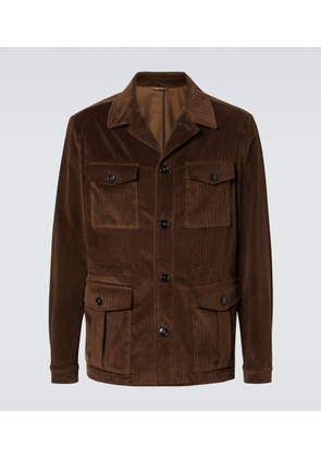 Canali Wool and cashmere-blend jacket