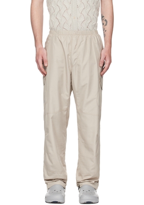 Robyn Lynch Gray Embroidered Cargo Pants