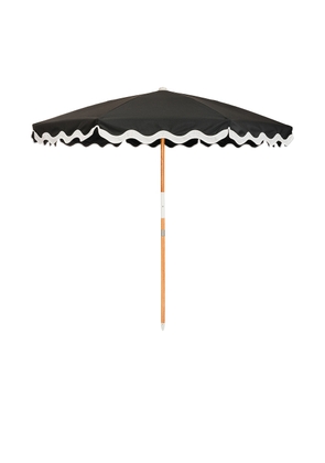 business & pleasure co. Amalfi Umbrella in Riviera Black - Black. Size all.