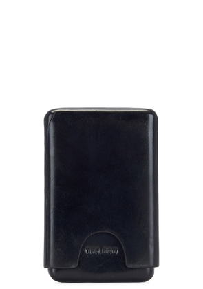 The Row Boxy Card Case in Black - Black. Size all.