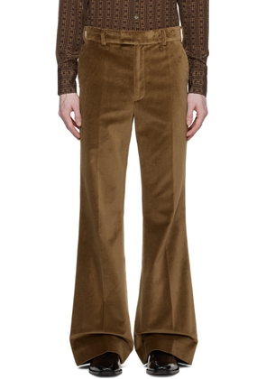 73 LONDON Brown Four-Pocket Trousers