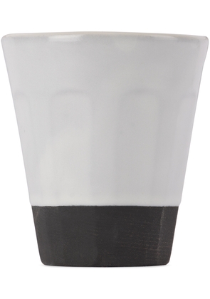 BKLYN CLAY SSENSE Exclusive White Faceted Tumbler