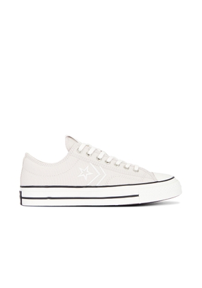 Converse Star Player 76 in Pale Putty  Vintage White  & Black - Grey. Size M12 (also in M10 / W11.5, M10.5 / W12, M8 / W9.5, M8.5 / W10, M9 / W10.5, M