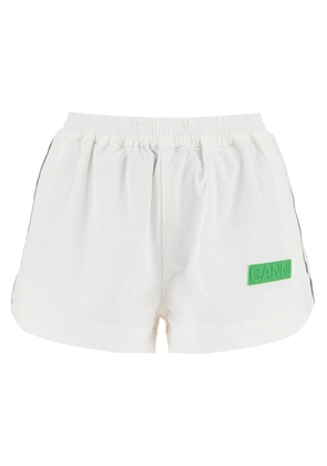 nylon stretch shorts for active - 34 White