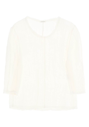organic cotton mikala blouse - 34 White