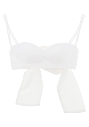 rose top bralette with - 38 White