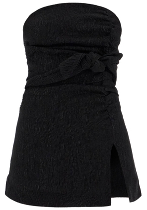 strapless viscose top for - 34 Black