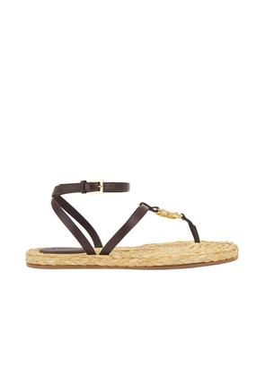 Givenchy 4G Liquid Sandal in Ebony & Natural - Neutral. Size 37 (also in 38, 39, 40).