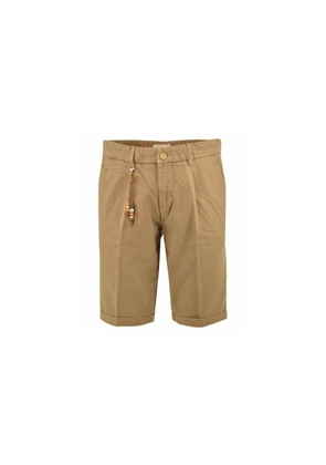 Yes Zee Brown Cotton Short - W31
