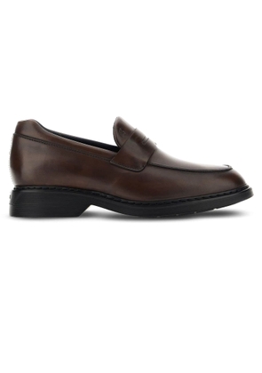 Hogan Flat Shoes Brown