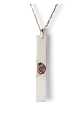 Parts of Four Amulet rectangular-pendant necklace - White