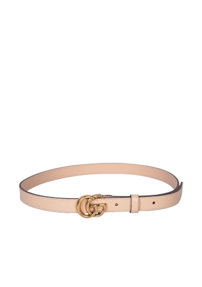 Gucci Marmont Gg Shiny Pink Belt