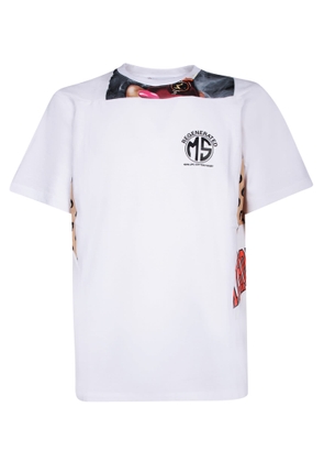 Marine Serre Regenerated Graphic White T-shirt
