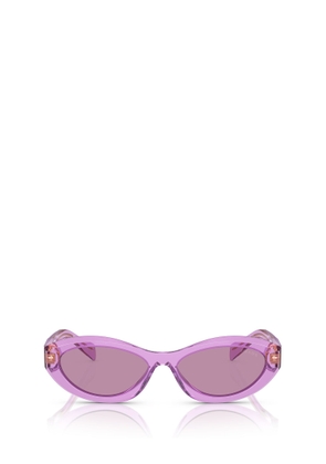 Prada Eyewear Pr 26zs Transparent Amethyst Sunglasses