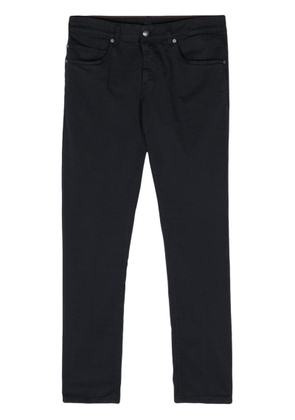 Fay Stretch-cotton Trousers, Twill Weave, Logo Patch To The Rear, Button Fly Fastening, Belt Loops, Pressed Crease, Tapered Leg, Classic Five Pockets