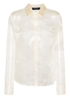 Fabiana Filippi Crystal-embellished Silk Shirt