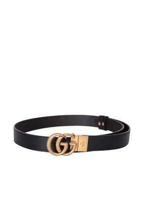 Gucci Marmont Gg Brown/black Belt