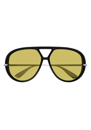 Bottega Veneta Eyewear Aviator Frame Sunglasses
