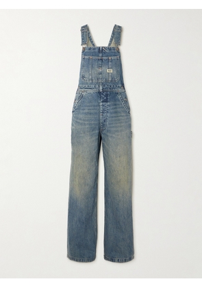 R13 - D'arcy Distressed Denim Dungarees - Blue - x small,small,medium,large