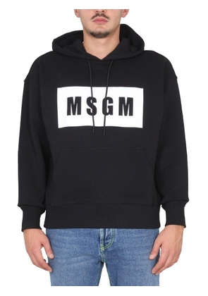 MSGM Logo-printed Drawstring Hoodie