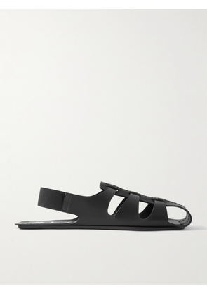 Alaïa - Folded Leather Sandals - Black - IT36,IT37,IT38,IT39,IT40,IT41