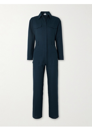 Rivet Utility - Powerhouse Cotton-twill Jumpsuit - Blue - x small,small,medium,large,x large