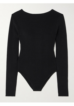 ST. AGNI - Tencel™ Lyocell-blend Bodysuit - Black - x small,small,medium,large,x large