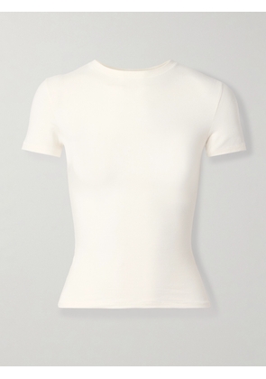 Skims - Stretch-cotton Jersey T-shirt - Marble - White - XXS,XS,S,M,L,XL,2XL,3XL,4XL