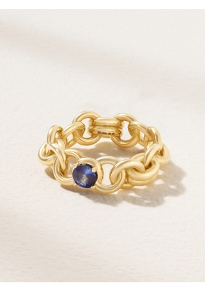 Spinelli Kilcollin - Serpens Large 18-karat Gold Blue Sapphire Ring - 5,6