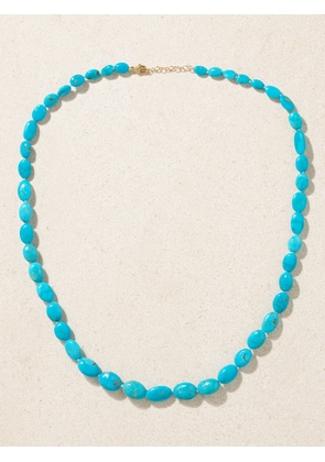 JIA JIA - Gold Turquoise Necklace - Blue - One size