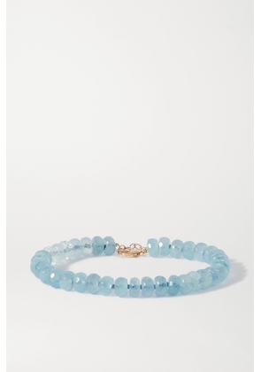 JIA JIA - Oracle Gold Aquamarine Bracelet - Blue - One size