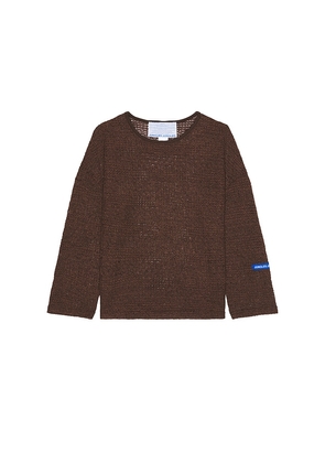 Jungles Loose Knit Sweater in Brown. Size M, XL/1X.