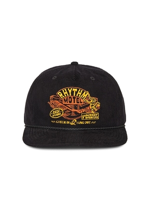 Rhythm Motel Cap in Black.