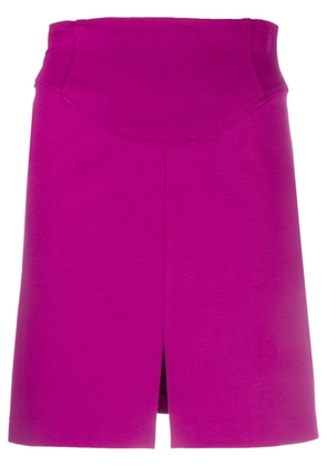 PINKO panelled high-waisted skirt - Purple