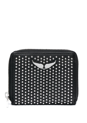 Zadig&Voltaire mini Zv stud-embellished wallet - Black