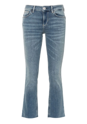LIU JO raw-cut straight-leg jeans - Blue