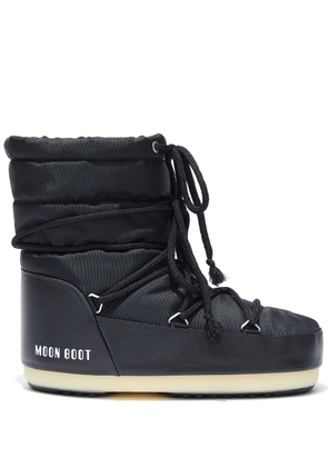 Moon Boot quilted logo-print ankle boots - Black
