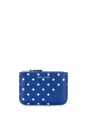 Comme Des Garçons Wallet dotted pattern wallet - Blue