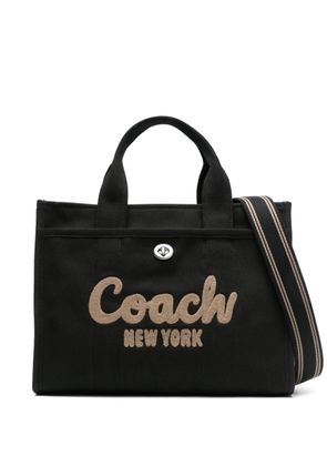 Coach Field logo-appliqué tote bag - Black