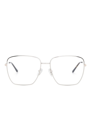 Gucci Eyewear GG14140 oversized-frame glasses - Silver