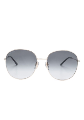 Gucci Eyewear round-frame metal sunglasses - Gold