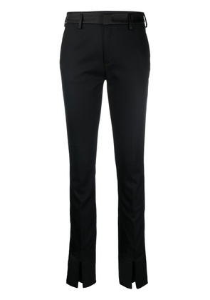 DONDUP slit-detailed slim-fit trousers - Black