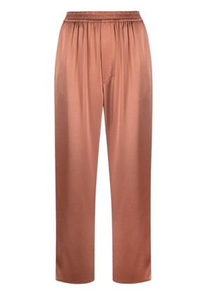 Nanushka elasticated-waist cropped trousers - Orange