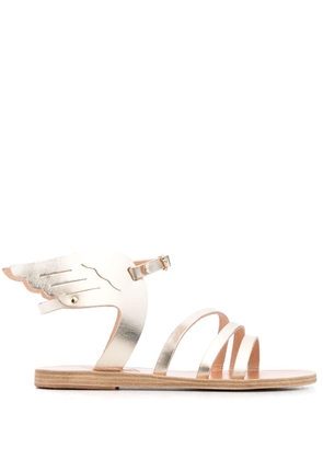Ancient Greek Sandals triple-strap leather sandals - Gold