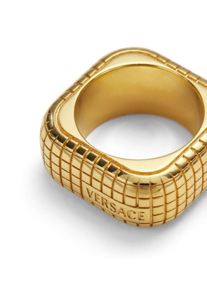 Versace Dylos logo-engraved ring - Gold